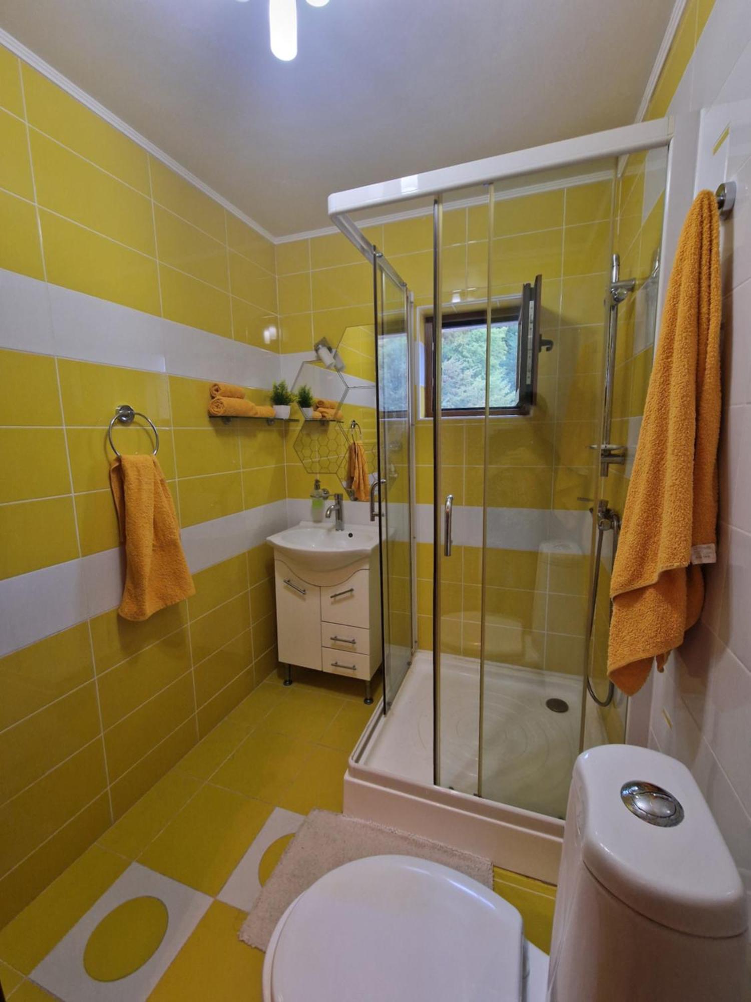 Apartament Red & Yellow Slanic Moldova Bilik gambar